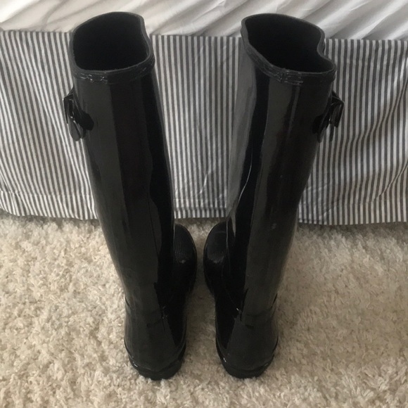 Tall black Hunter rainboots - Picture 3 of 6